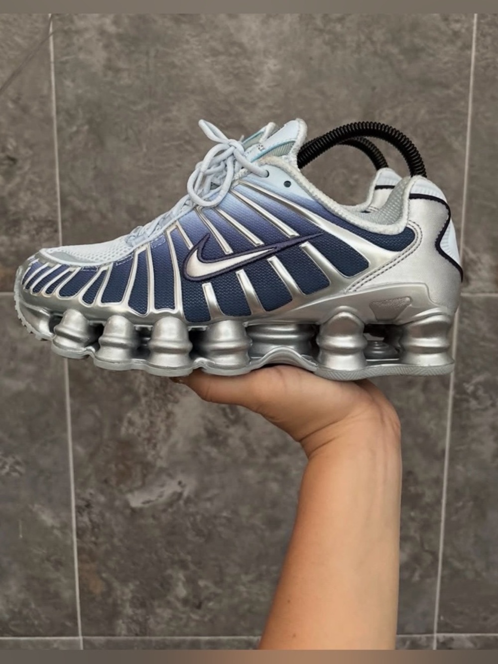 Nike Shox 💅🔥 TL Fade ICED BLUE Athletic Sneaker Shoes IH1336-403 Wmns 7.5 8 NEW - Picture 11 of 14